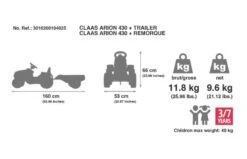 Falk Claas Tractor Set 3+ -Speelgoed Promoties Winkel 0709303 100 1