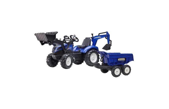 Falk New Holland T8 Traptactor Met Lader En Aanhanger 2 Falk New Holland T8 Traptactor Met Lader En Aanhanger - Afbeelding 2