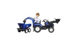Falk New Holland T8 Traptactor Met Lader En Aanhanger 11 Falk New Holland T8 Traptactor Met Lader En Aanhanger -Speelgoed Promoties Winkel 0709318 130