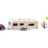 Siku 2542 PKW Auto Met Caravan En Accessoires