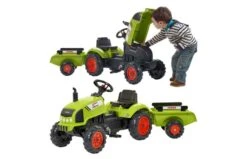 Falk Claas Arion 410 Traptractor Met Aanhanger Groen -Speelgoed Promoties Winkel 2004104 010