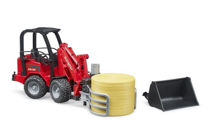 Bruder 2192 Shovel Schaeffer Balengrijper Met Hooibaal 2 Bruder 2192 Shovel Schaeffer Balengrijper Met Hooibaal - Afbeelding 2