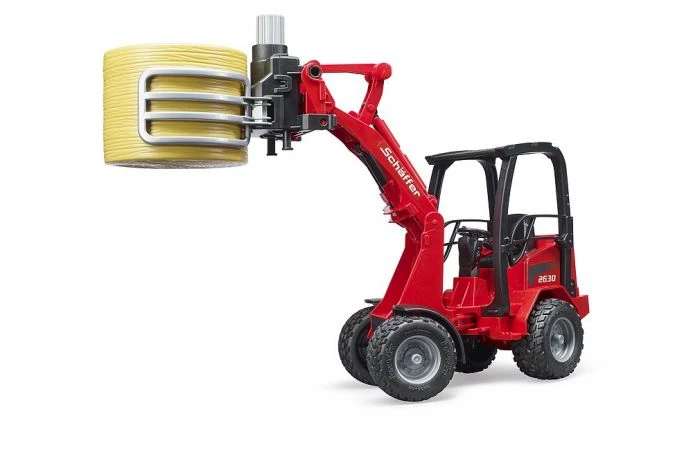 Bruder 2192 Shovel Schaeffer Balengrijper Met Hooibaal 6 Bruder 2192 Shovel Schaeffer Balengrijper Met Hooibaal - Afbeelding 6