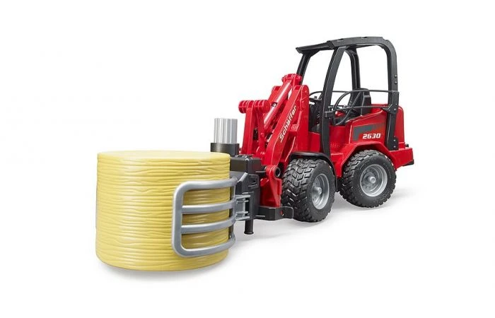 Bruder 2192 Shovel Schaeffer Balengrijper Met Hooibaal 3 Bruder 2192 Shovel Schaeffer Balengrijper Met Hooibaal - Afbeelding 3