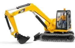 Bruder 2466 CAT Minibagger Met Speelfiguur -Speelgoed Promoties Winkel 2a52e64b4dff30cc25e0abcefc1bcd6522e8c8c87a391c6c2c67f8f6f19db82e