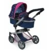 Bayer Chic Mika Poppenwagen Combi (blauw/roze/ster)