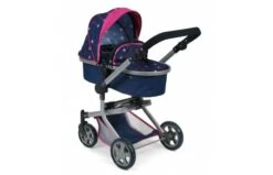 Bayer Chic Mika Poppenwagen Combi (blauw/roze/ster)
