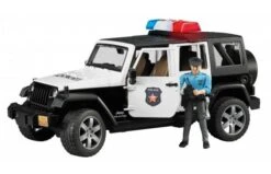 Bruder 2526 Jeep Wrangler Unlimited Rubicon Politieauto Met Politieman