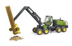 Bruder 2135 John Deere 127G Met Boomstam -Speelgoed Promoties Winkel 4