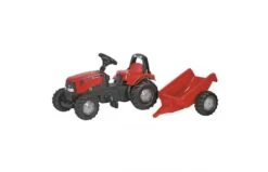 Rolly Toys RollyKid Case CVX1170 TrapTractor Met Aanhanger