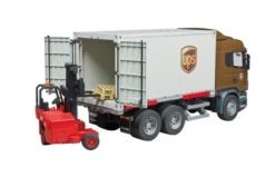 Bruder 3581 Scania R-Series UPS Met Vorkheftruck