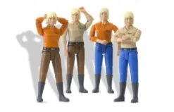 Bruder Vrouw 60401 Met Blond Haar En Laarzen