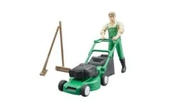 Bruder 62103 Tuinman Met Grasmaaier En Accessoires