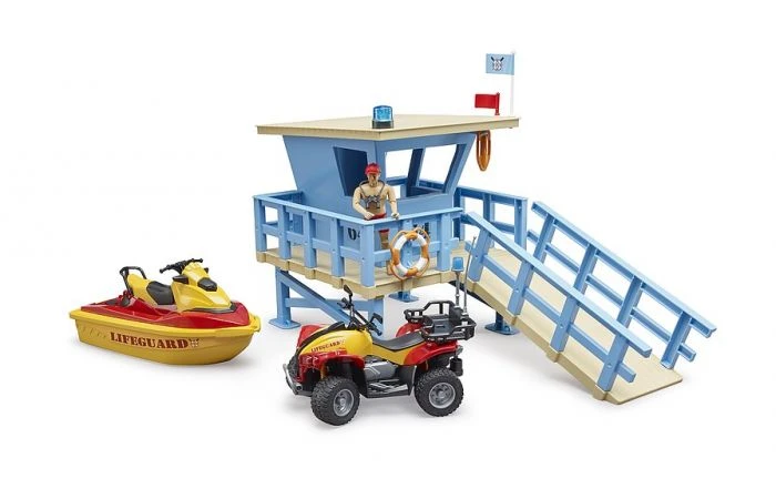 Bruder 62780 Bworld Reddingsbrigade Met Voertuigen 2 Bruder 62780 Bworld Reddingsbrigade Met Voertuigen - Afbeelding 2