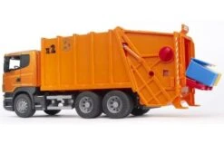 Bruder 3560 Scania Oranje Vuilniswagen -Speelgoed Promoties Winkel 8574939484f2e0629fc8f06ed409895713ae093cc2ca714474a7131e7db074ec