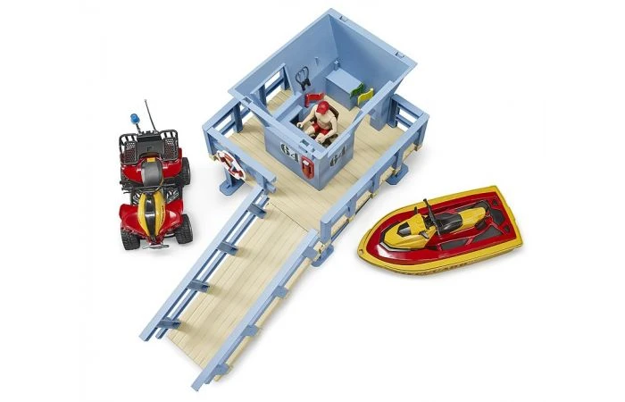 Bruder 62780 Bworld Reddingsbrigade Met Voertuigen 4 Bruder 62780 Bworld Reddingsbrigade Met Voertuigen - Afbeelding 4