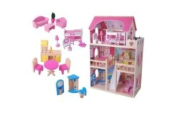 Poppenhuis Met Meubelset (17-delig) 5 Poppenhuis Met Meubelset (17-delig) -Speelgoed Promoties Winkel 972a5963f0a7fa09ad95ba5a1827bb03c979deea7c08e2c11fca7ba43821ebf4