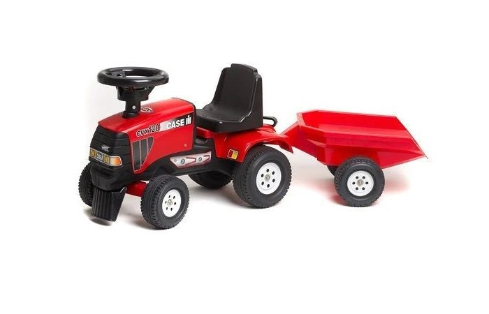 Falk 'Case IH CVX 120' Rode Looptractor Incl. Aanhanger 1 Falk 'Case IH CVX 120' Rode Looptractor Incl. Aanhanger