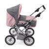 Bayer Chic Poppenwagen Leni Combi (lichtgrijs/roze)