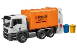 Bruder 3762 MAN TGS Vuilniswagen + Achterlader