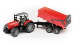Bruder 2045 Massey Ferguson 7480 Met Trailer