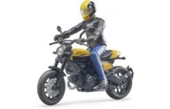 Bruder 63053 Scrambler Ducati Full Throttle Met Chauffeur -Speelgoed Promoties Winkel bruder scrambler ducati met bestuurder u63053