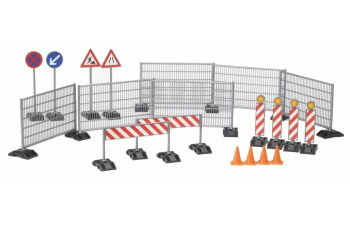 Bruder 62007 Wegwerkset/hekken En Verkeersborden 2 Bruder 62007 Wegwerkset/hekken En Verkeersborden - Afbeelding 2