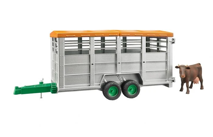 Bruder 2227 Veetransportaanhanger Met Koe 1 Bruder 2227 Veetransportaanhanger Met Koe