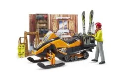 Bruder 63102 Berghut Met Snowmobil -Speelgoed Promoties Winkel sneeuw 4