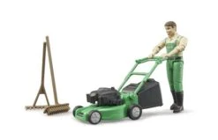 Bruder 62103 Tuinman Met Grasmaaier En Accessoires -Speelgoed Promoties Winkel tuin