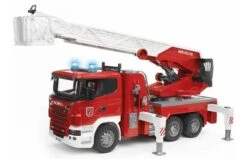 Bruder 3590 Scania R-Serie Brandweer Met Spuit En Sirene -Speelgoed Promoties Winkel zand