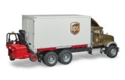 Bruder 2828 Mack Granite UPS Met Vorkheftruck -Speelgoed Promoties Winkel zc 2