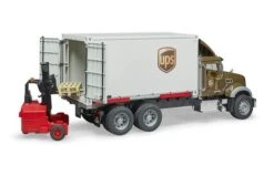 Bruder 2828 Mack Granite UPS Met Vorkheftruck -Speelgoed Promoties Winkel zc 3